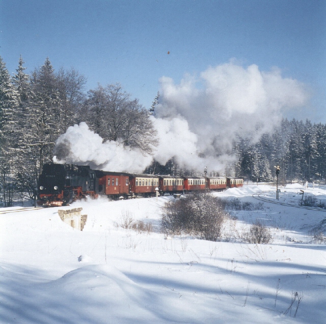 Brockenbahn im Winter